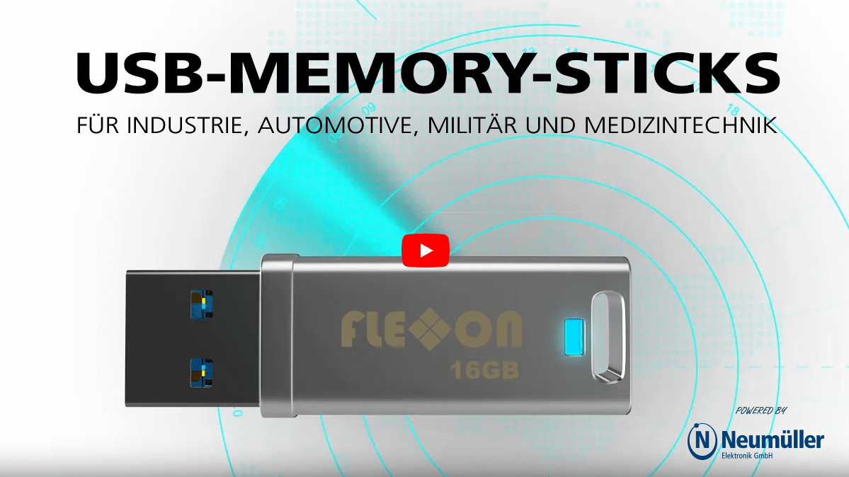 USB-Memory-Sticks für Industrie, Automotive, Militär und Medizintechnik