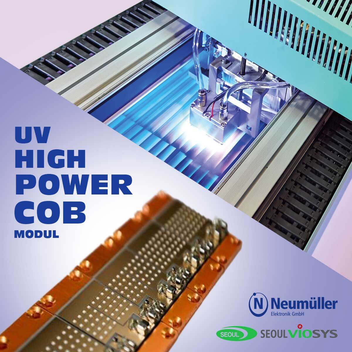The new UV High Power COB module from Seoul Viosys