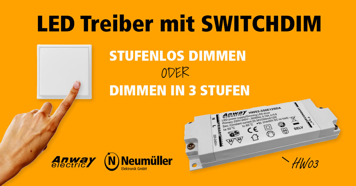 LED Treiber mit Switchdim