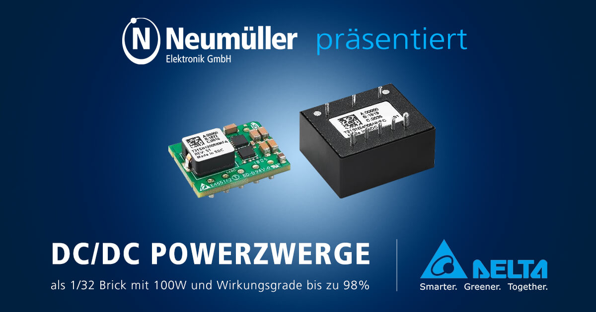 DC/DC- Powerzwerge als 1/32 Brick  mit 100W