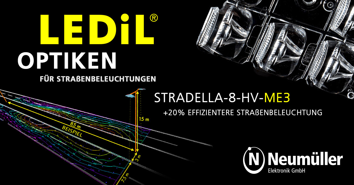 STRADELLA-8-HV-ME3 - für eine effizientere Straßenbeleuchtung