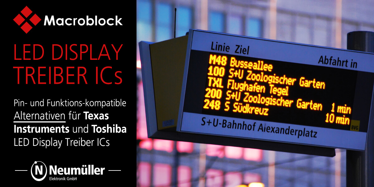 Macroblock LED Display Driver IC's