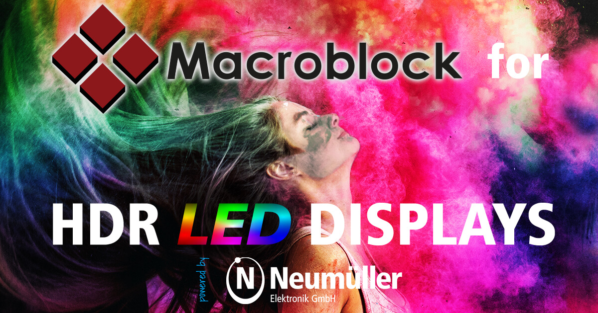 Macroblock LED-Displaytreiber für HDR LED Displays