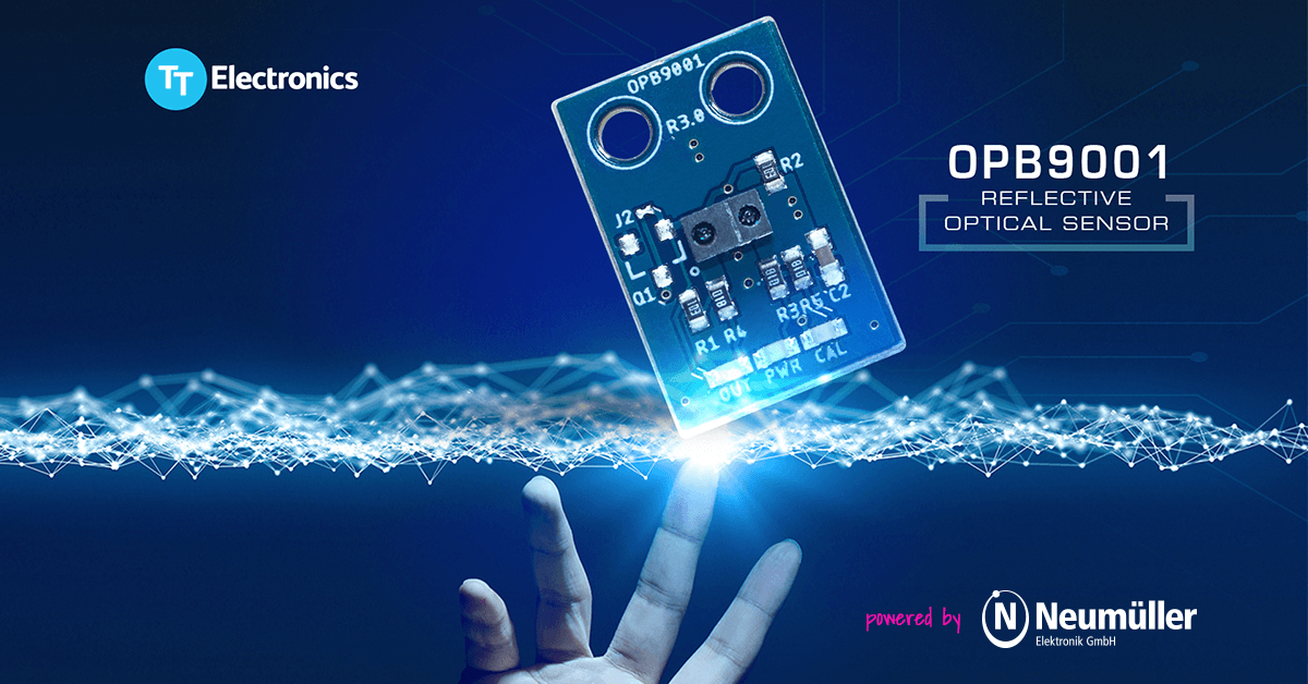 OPB9001: Reflective optical sensor module for industrial and medical applications