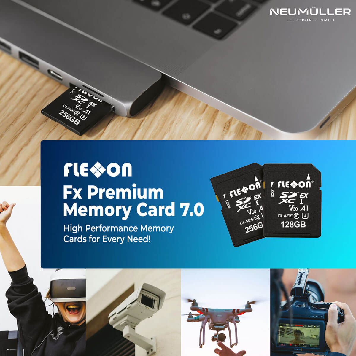 High performance memory card from Flexxon