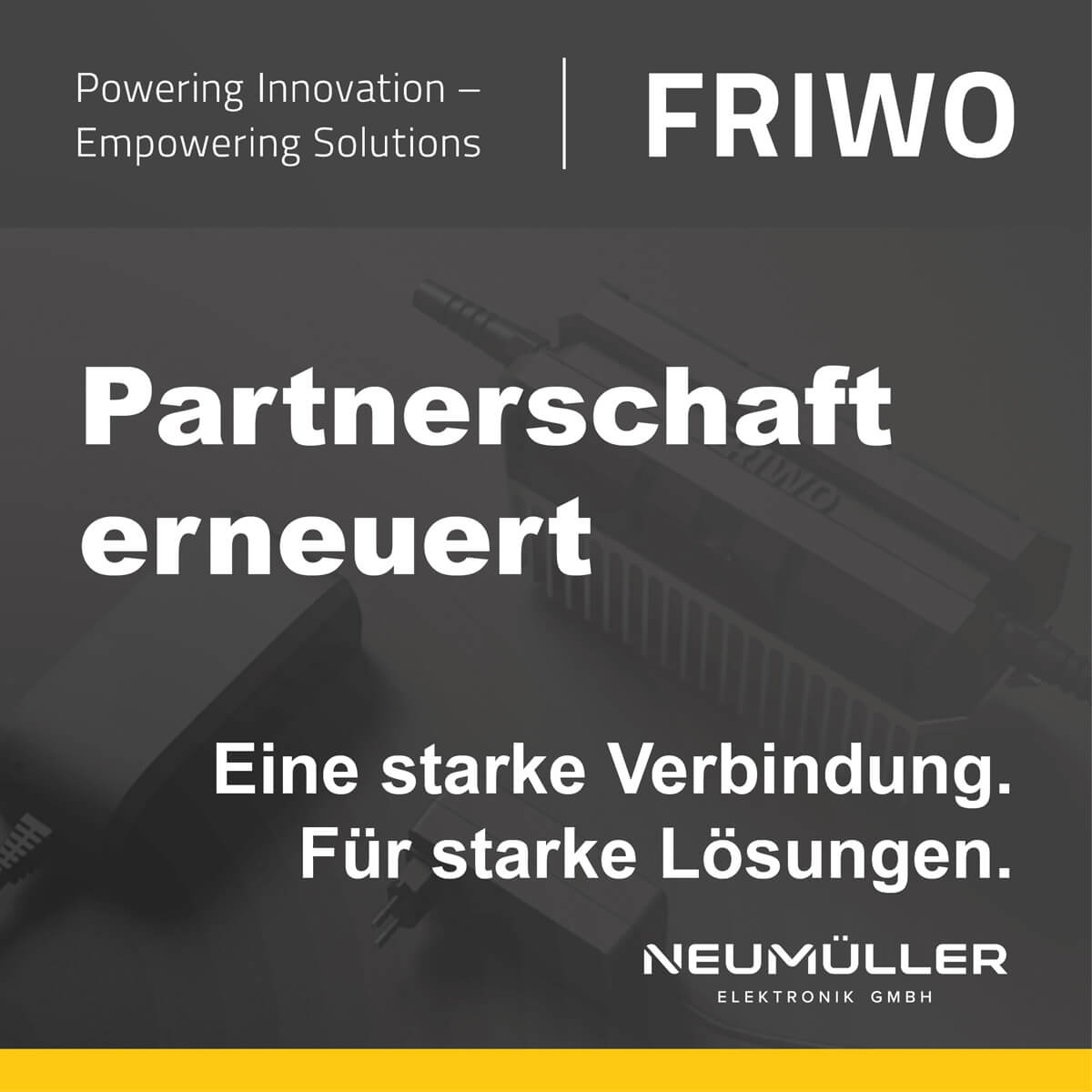 Partnership with FRIWO renewed