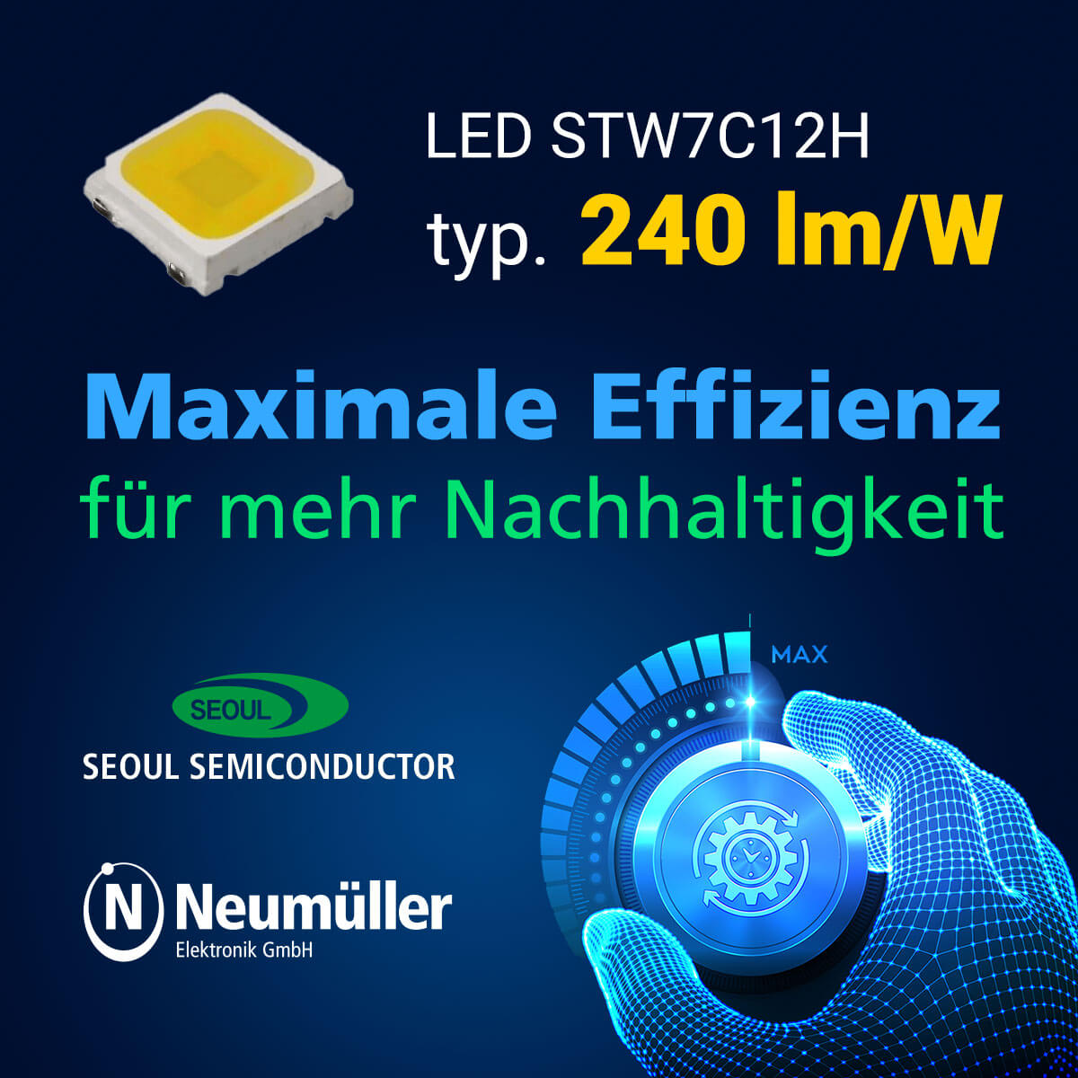 Die STW7C12H von Seoul Semiconductor: Maximale Effizienz für mehr Nachhaltigkeit