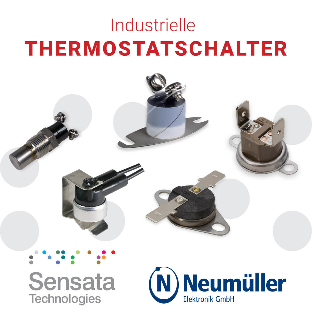 Industrial thermostatic switches