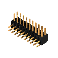 CH72 Serie Dual Rows Right Angle