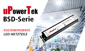 BSD Series: Cost-efficient LED power supplies from uPowerTek