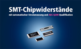 NCST-A series: SMT chip resistors with automatic current measurement and AEC-Q200 qualification
