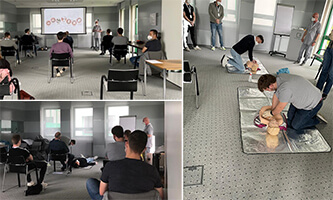 First-aider course for Neumüller Elektronik employees