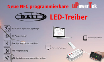 New NFC programmable DALI-2 LED drivers