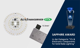 Acrich NanoDriver Series Wins Sapphire Award