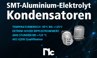 NSPE-TS Series - SMT Hybrid Construction Aluminum Electrolytic Capacitors
