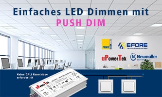 Simple LED dimming with Push-Dim
