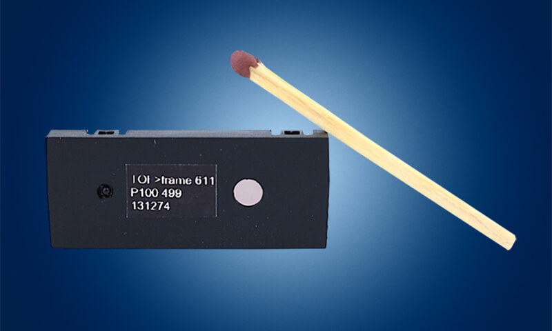 Miniature ToF imager TOF frame 611 with improved performance