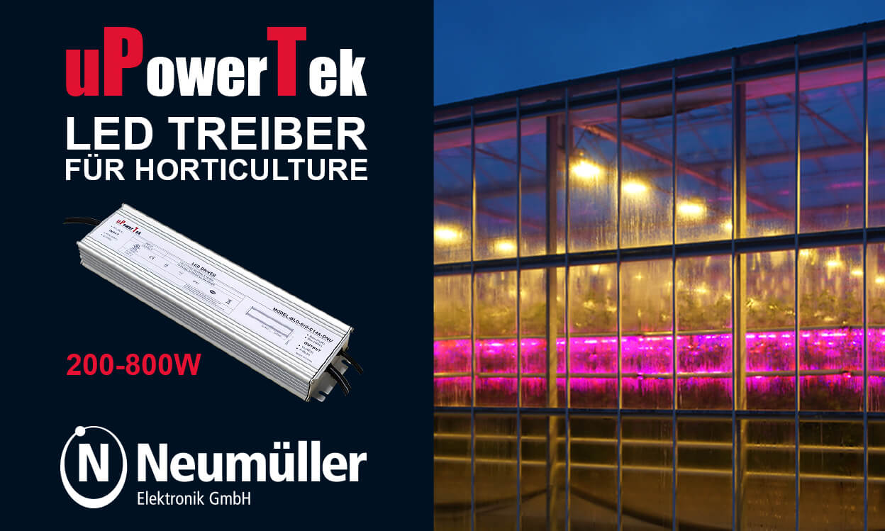 UpowerTek LED driver for horticulture applications